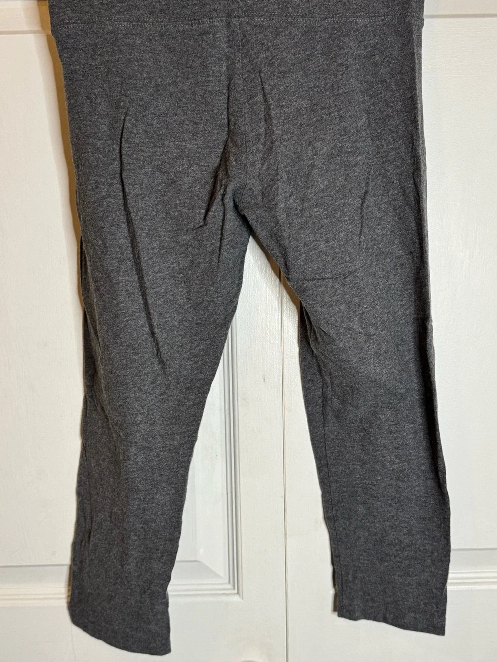 Justice Charcoal Gray Girls' Stretch Leggings